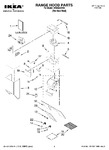 Diagram for 01 - Range Hood Parts