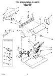 Diagram for 02 - Top And Console Parts