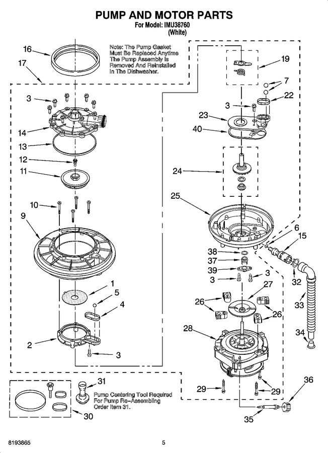 Diagram for IMU38760