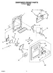 Diagram for 08 - Dispenser Front Parts