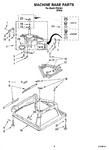 Diagram for 05 - Machine Base Parts
