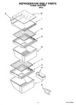Diagram for 03 - Refrigerator Shelf Parts