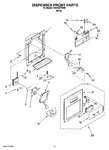Diagram for 08 - Dispenser Front Parts