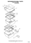 Diagram for 03 - Refrigerator Shelf Parts