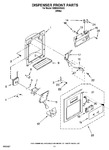 Diagram for 08 - Dispenser Front Parts