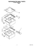 Diagram for 03 - Refrigerator Shelf Parts