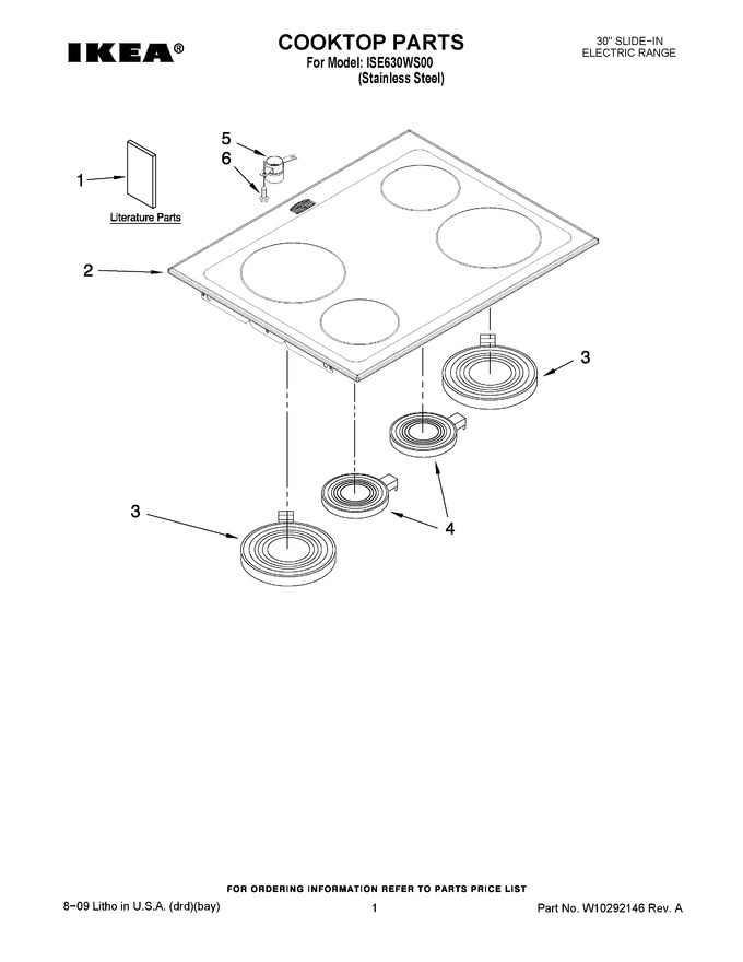 Diagram for ISE630WS00