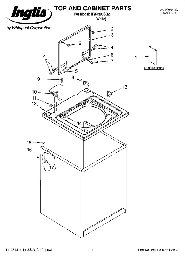 Diagram for ITW4300SQ2