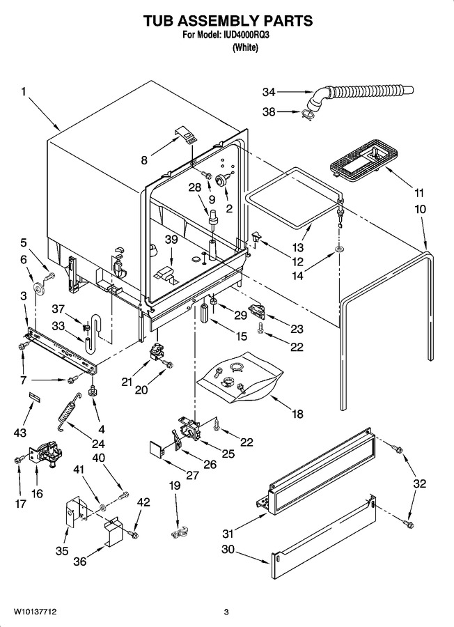 Diagram for IUD4000RQ3