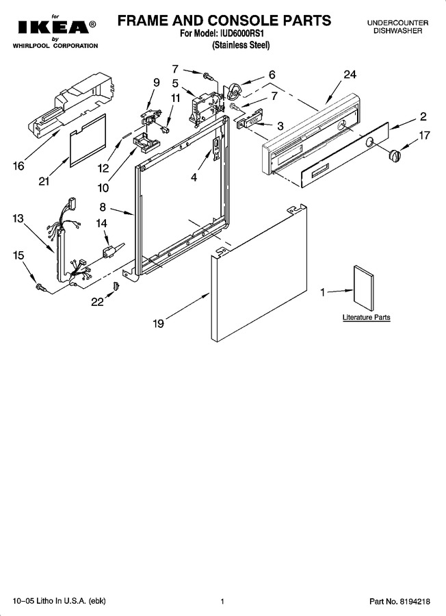 Diagram for IUD6000RS1