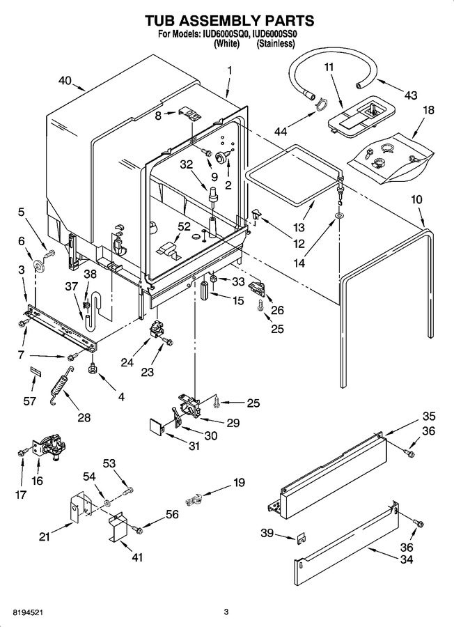 Diagram for IUD6000SS0