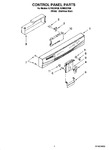 Diagram for 02 - Control Panel Parts