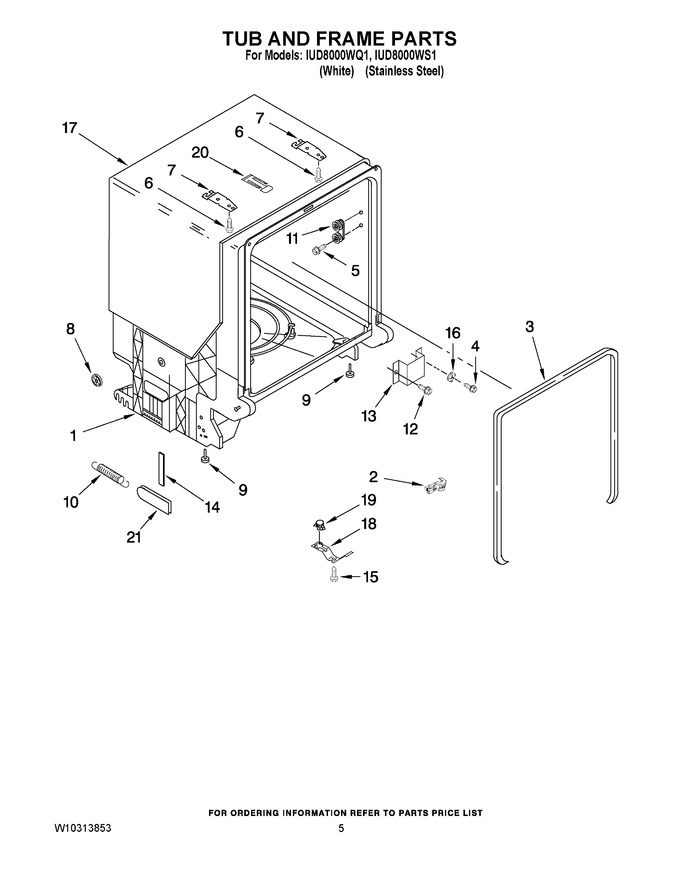 Diagram for IUD8000WS1