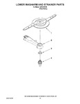 Diagram for 11 - Lower Washarm And Strainer Parts