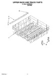 Diagram for 09 - Upper Rack And Track Parts