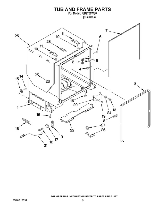 Diagram for IUD9750WS0