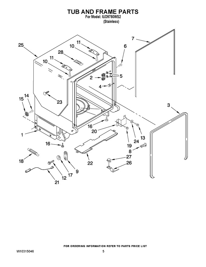 Diagram for IUD9750WS2
