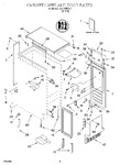 Diagram for 02 - Cabinet Liner And Door, Literature