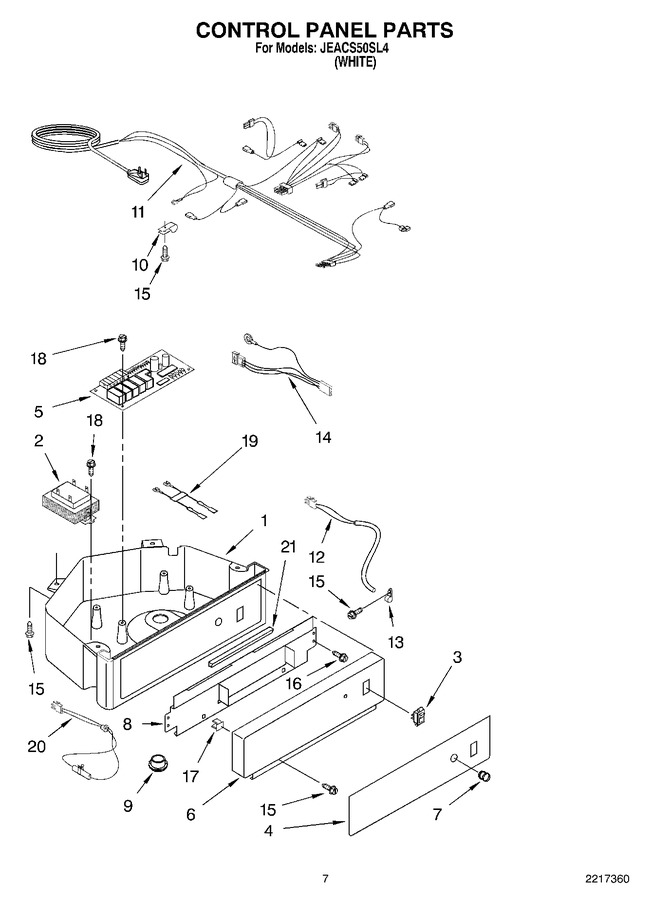 Diagram for JEACS50SL4