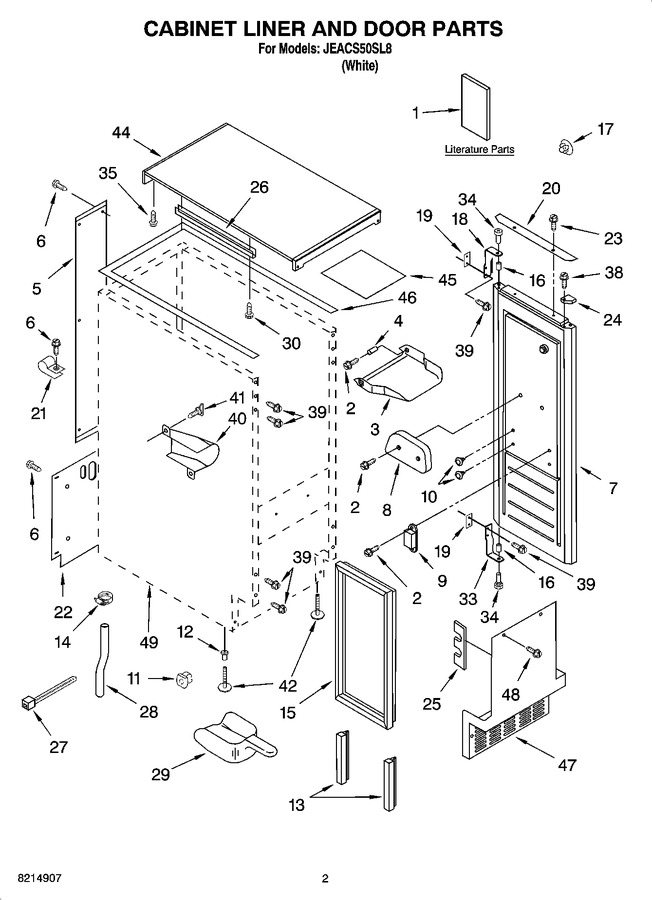 Diagram for JEACS50SL8