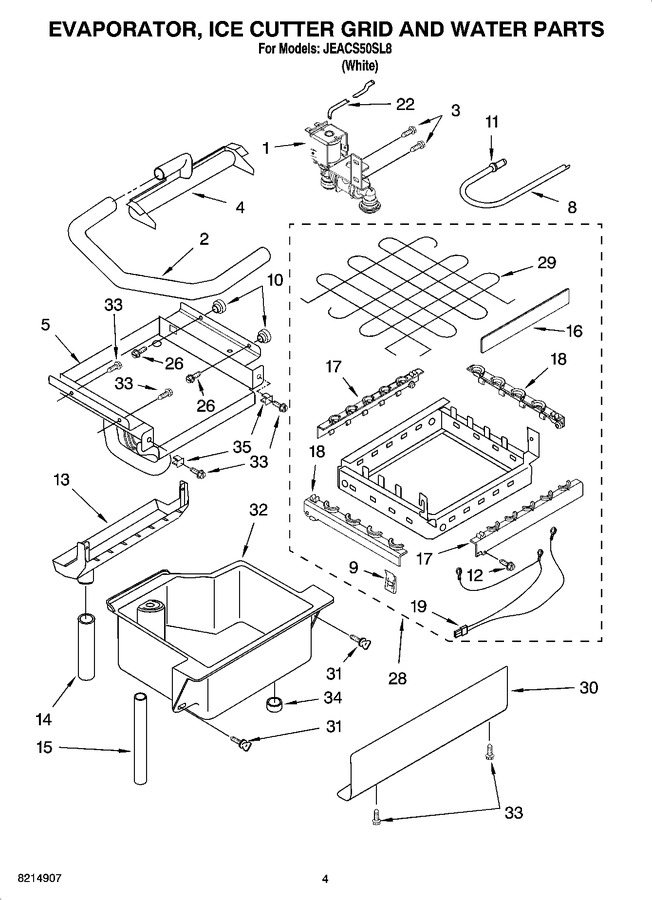 Diagram for JEACS50SL8