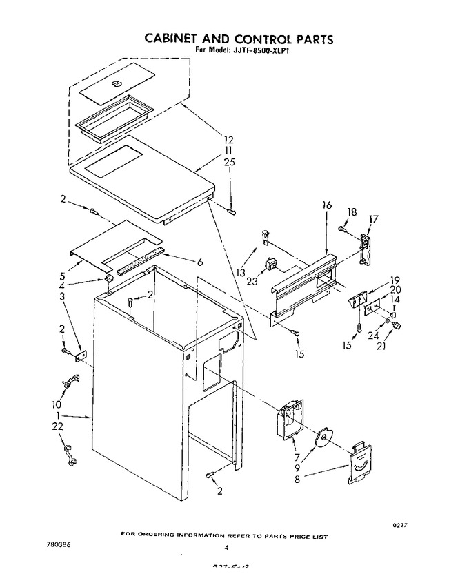 Diagram for JJTF8500XLP1