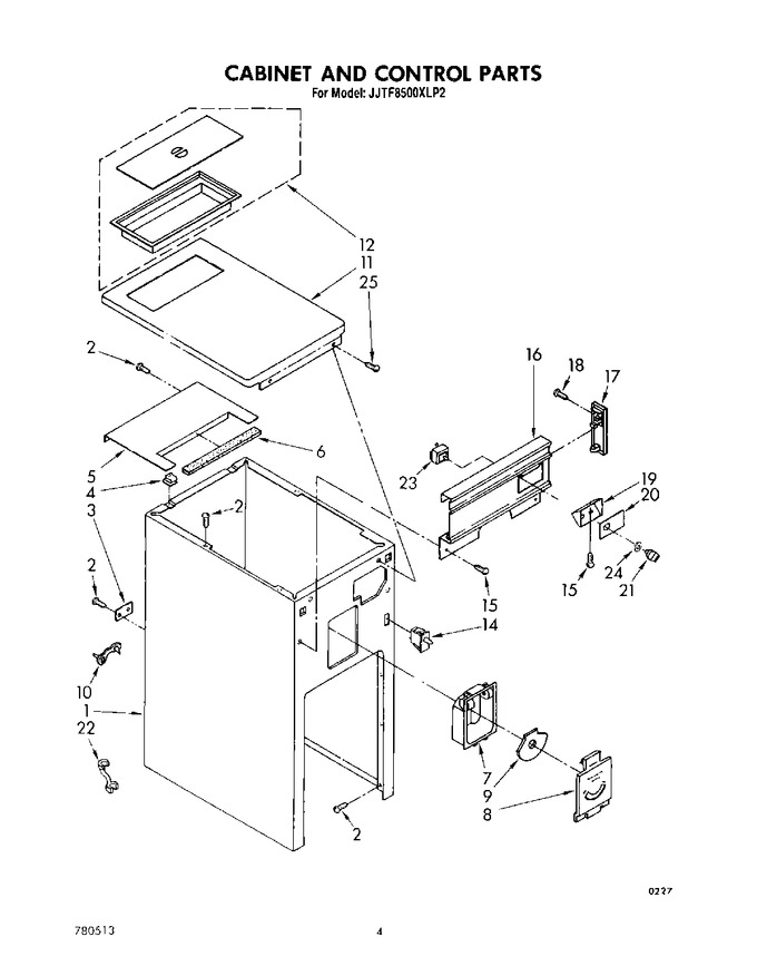 Diagram for JJTF8500XLP2