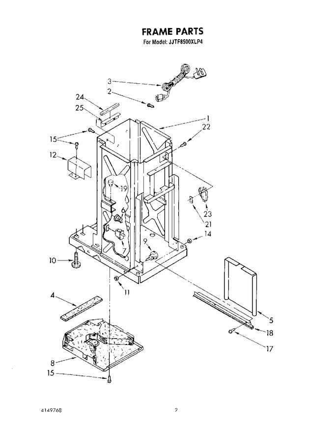 Diagram for JJTF8500XLP4