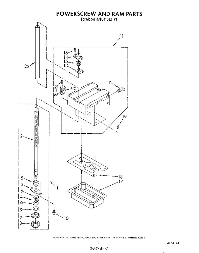 Diagram for JJTU4100XTP1