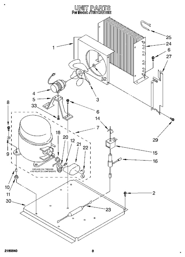 Diagram for JT051CAE1612