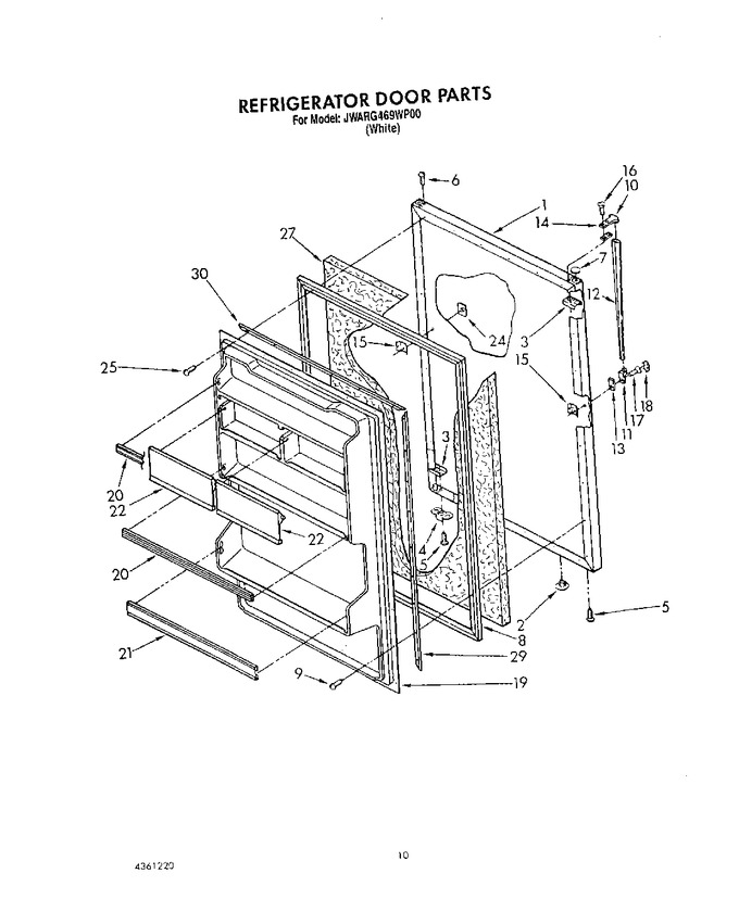 Diagram for JWARG469WP00