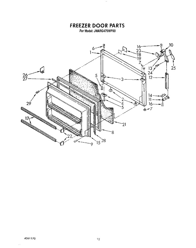 Diagram for JWARG475WP00