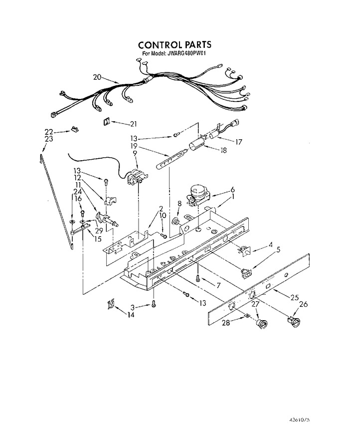 Diagram for JWARG480PW01