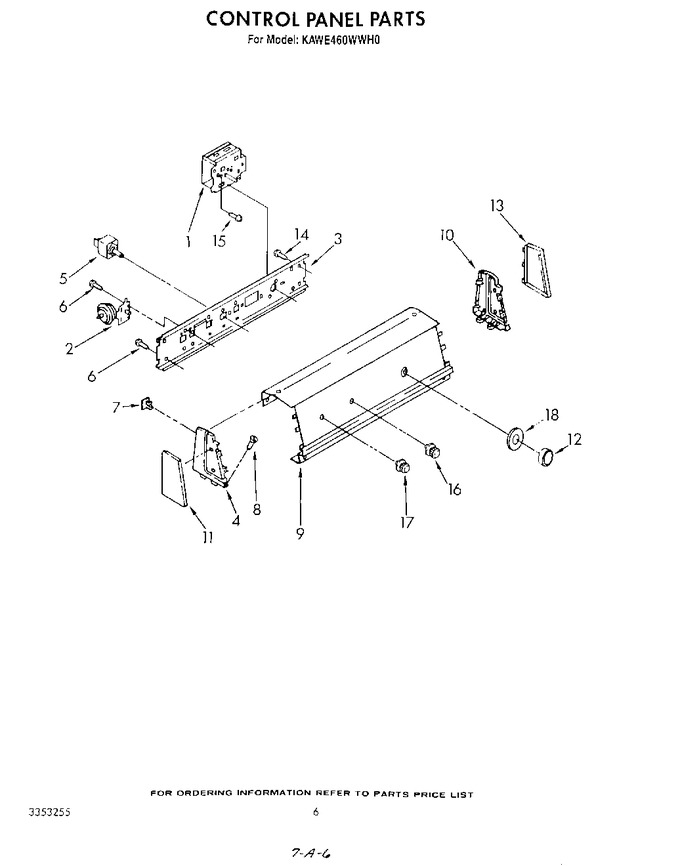 Diagram for KAWE460WAL0