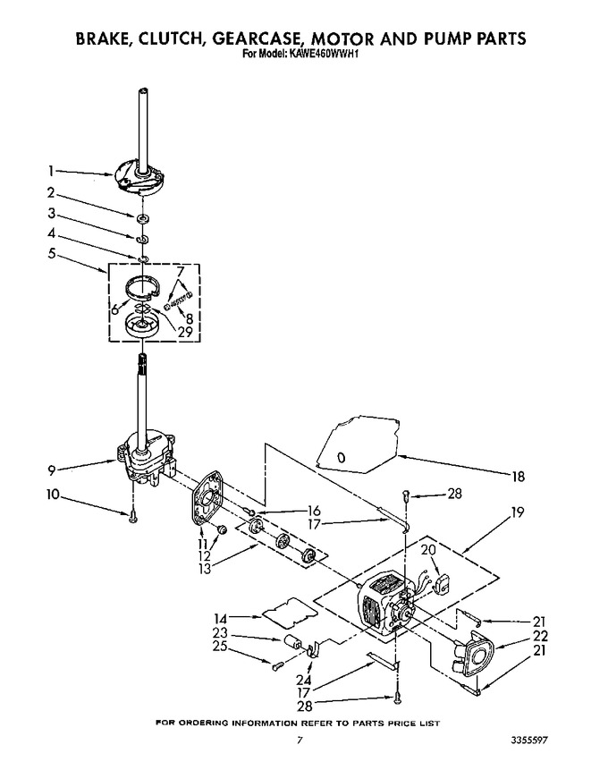 Diagram for KAWE460WWH1