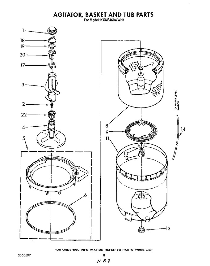 Diagram for KAWE460WWH1