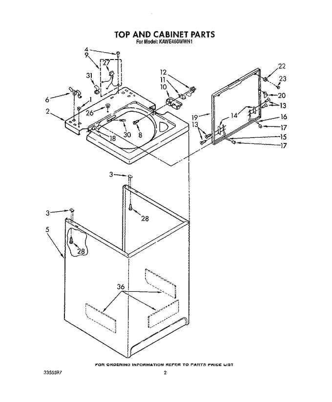 Diagram for KAWE460WAL1