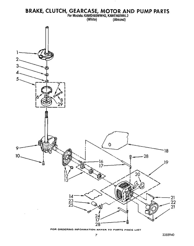 Diagram for KAWE460WAL2