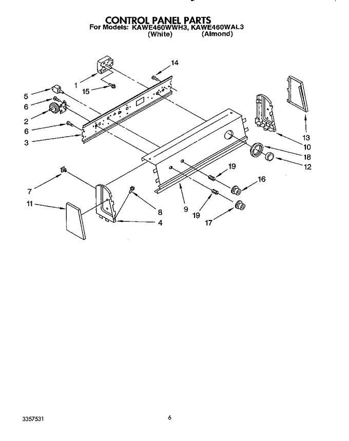 Diagram for KAWE460WWH3