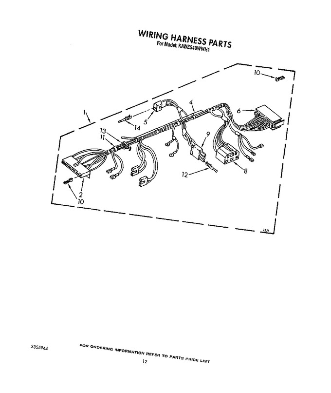 Diagram for KAWE540WAL1