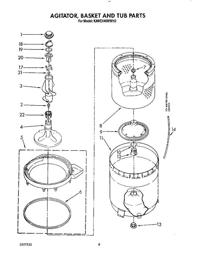 Diagram for KAWE540WAL2