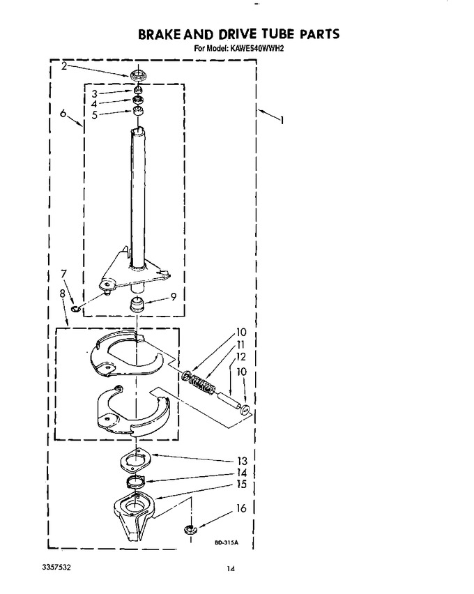 Diagram for KAWE540WAL2
