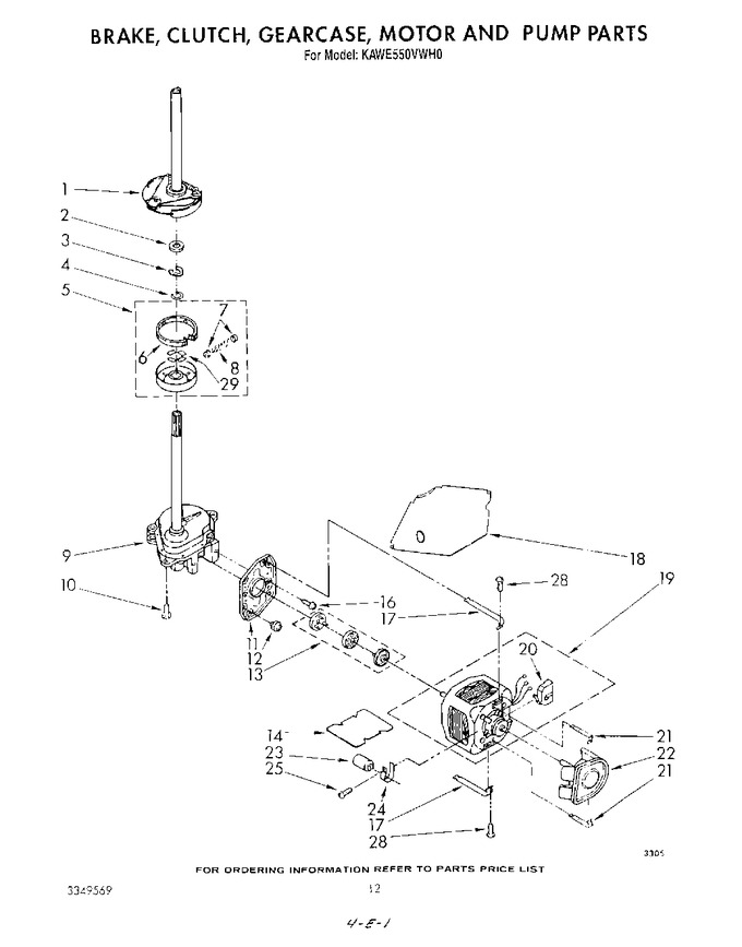 Diagram for KAWE550VWH0