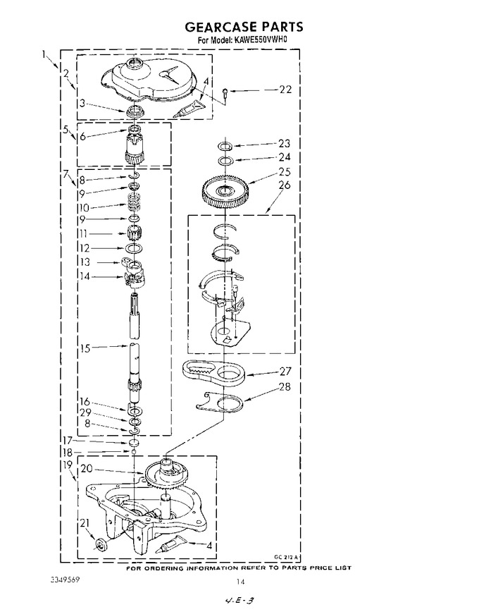 Diagram for KAWE550VWH0