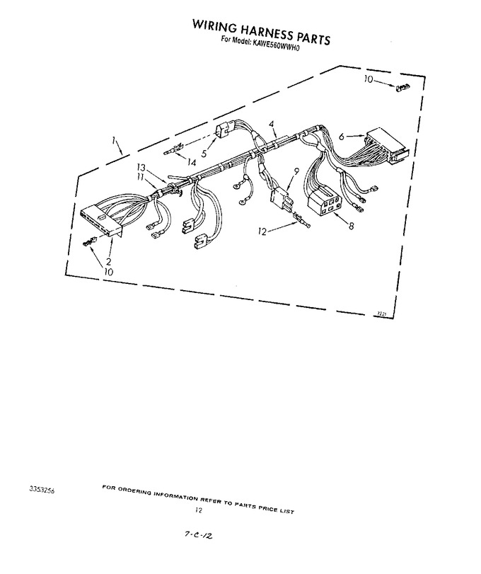 Diagram for KAWE560WWH0