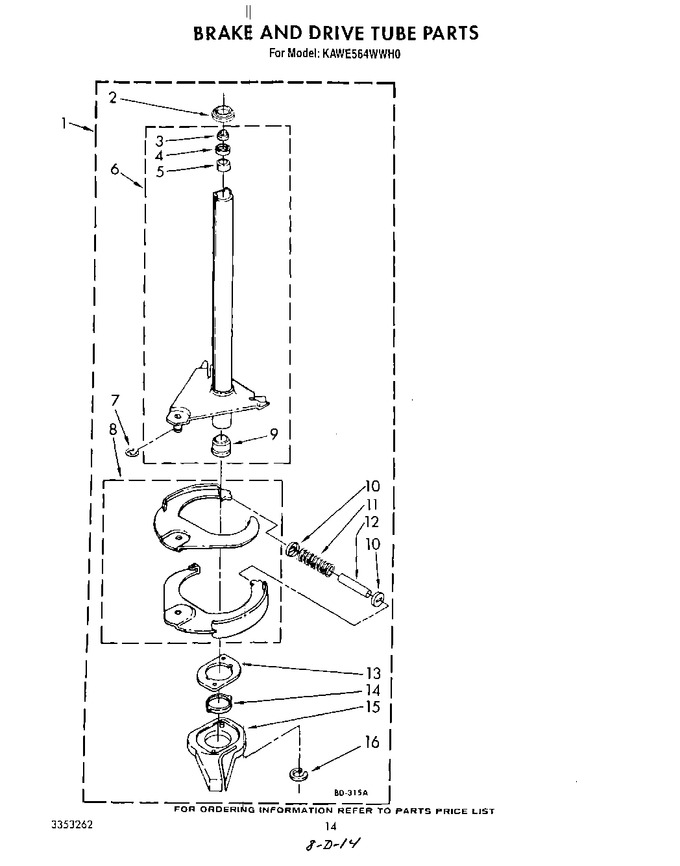 Diagram for KAWE564WWH0