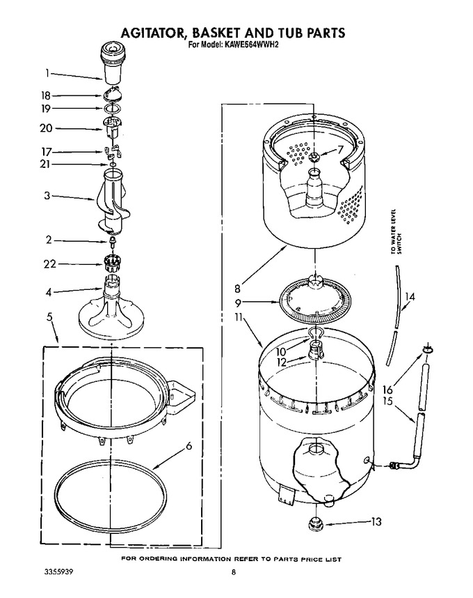 Diagram for KAWE564WWH2