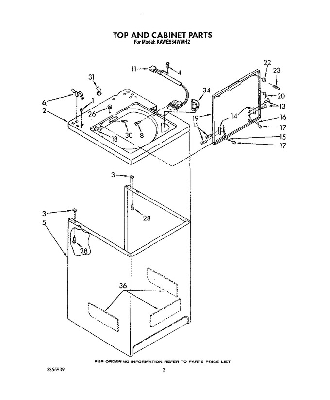 Diagram for KAWE564WAL2