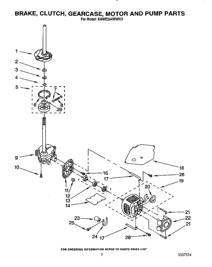 Diagram for KAWE564WAL3