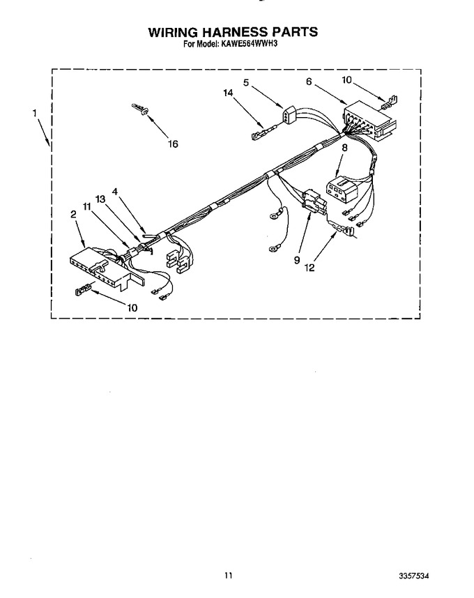 Diagram for KAWE564WWH3